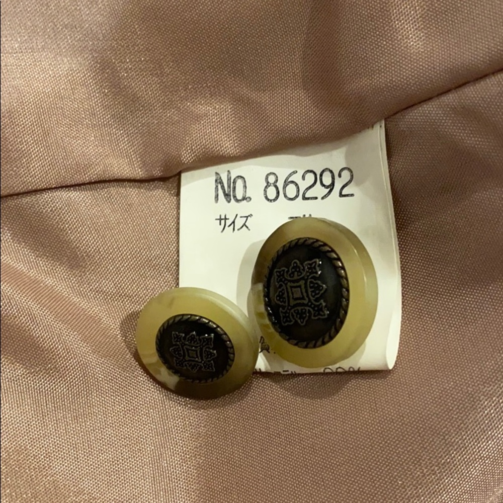 Embroidered Tan Coat - image 5